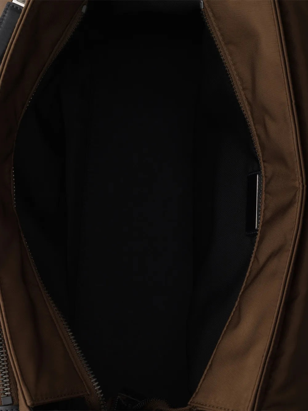 Prada Explore Re-Nylon and Leather Bag in Brown, extra — The Quiet Edition