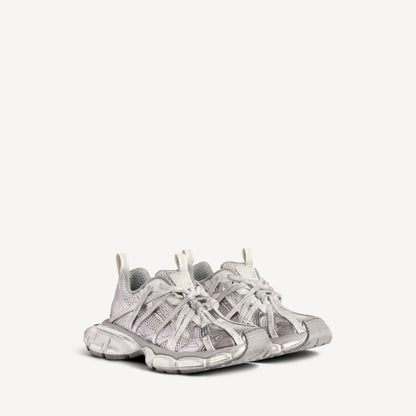 Balenciaga 3XL Extreme Laces sneaker in grey, detail — The Quiet Edition