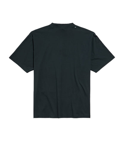 Balenciaga Cotton International T-Shirt in Black, back — The Quiet Edition