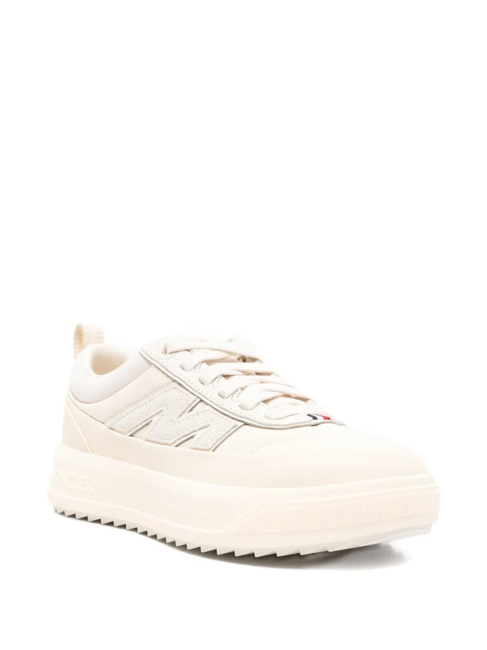 Moncler Altive Sneakers in Light Beige, back — The Quiet Edition