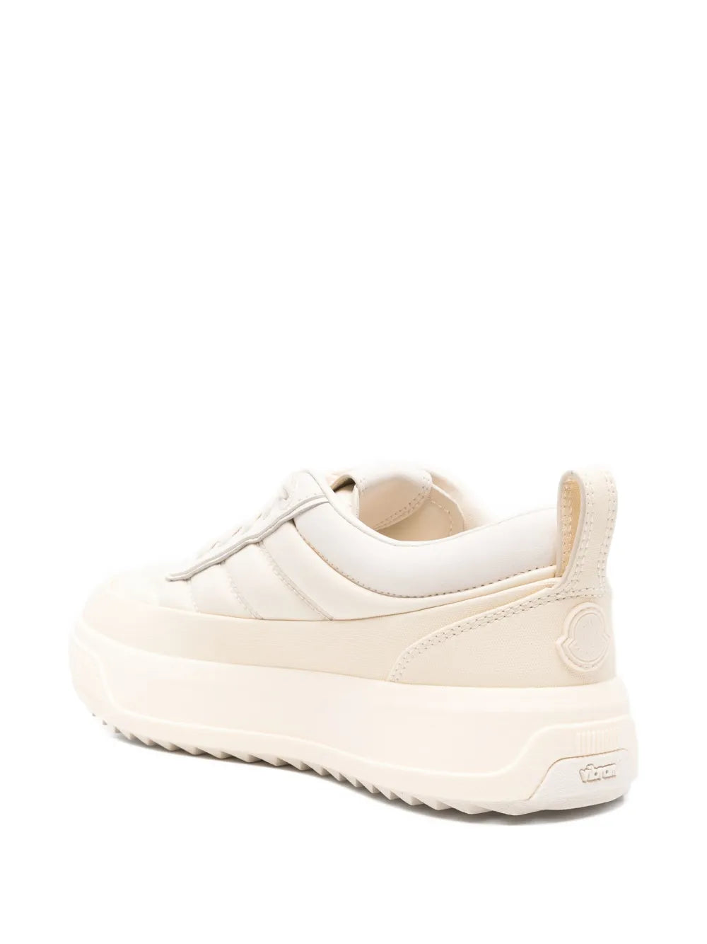 Moncler Altive Sneakers in Light Beige, side — The Quiet Edition