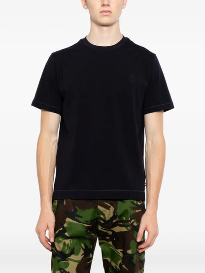 Moncler Grenoble Logo T-Shirt Set of Three in Grey/White/Black, interior — The Quiet Edition