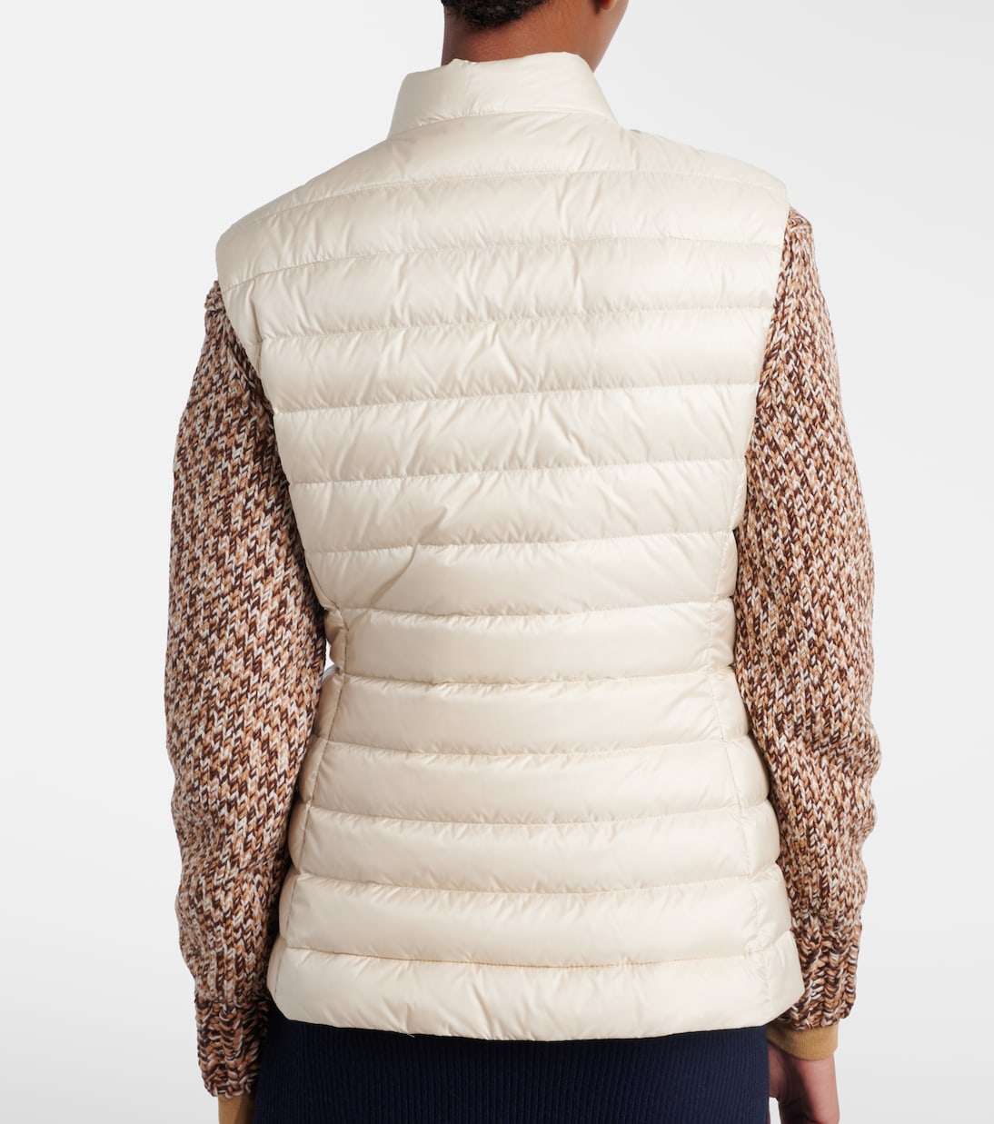 Moncler Igens Down Vest, worn back view | The Quiet Edition