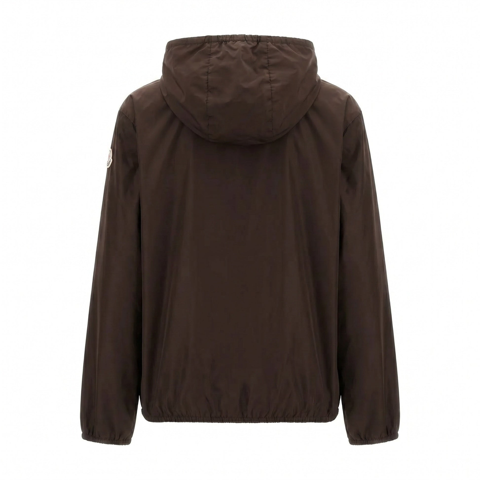 Moncler Women's Brown Fegeos Blouson Jacket in Brown, front product — The Quiet Edition