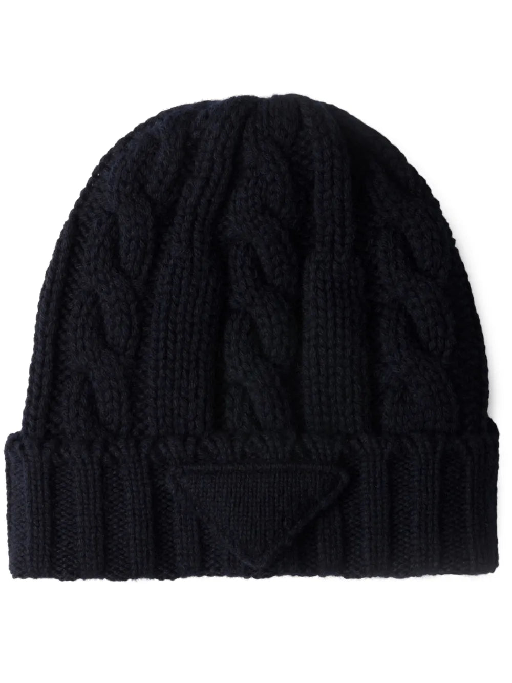 Prada Cashmere Beanie, front view | The Quiet Edition