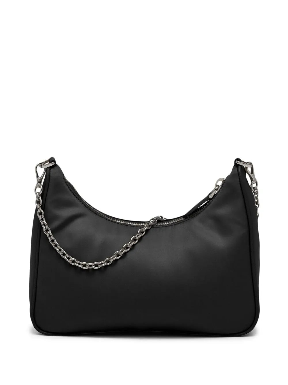 Prada Re-Edition 2005 Re-Nylon Bag in Black, side — The Quiet Edition