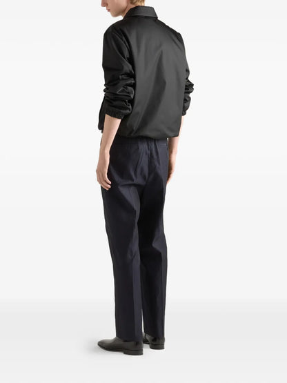 Prada Re-Nylon Blouson Jacket, worn back view | The Quiet Edition
