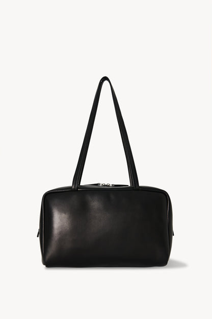 The Row Astra Bowling Bag in Black, front — The Quiet Edition