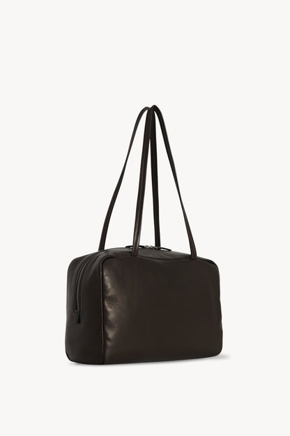 The Row Astra Bowling Bag in Dark Brown, back — The Quiet Edition