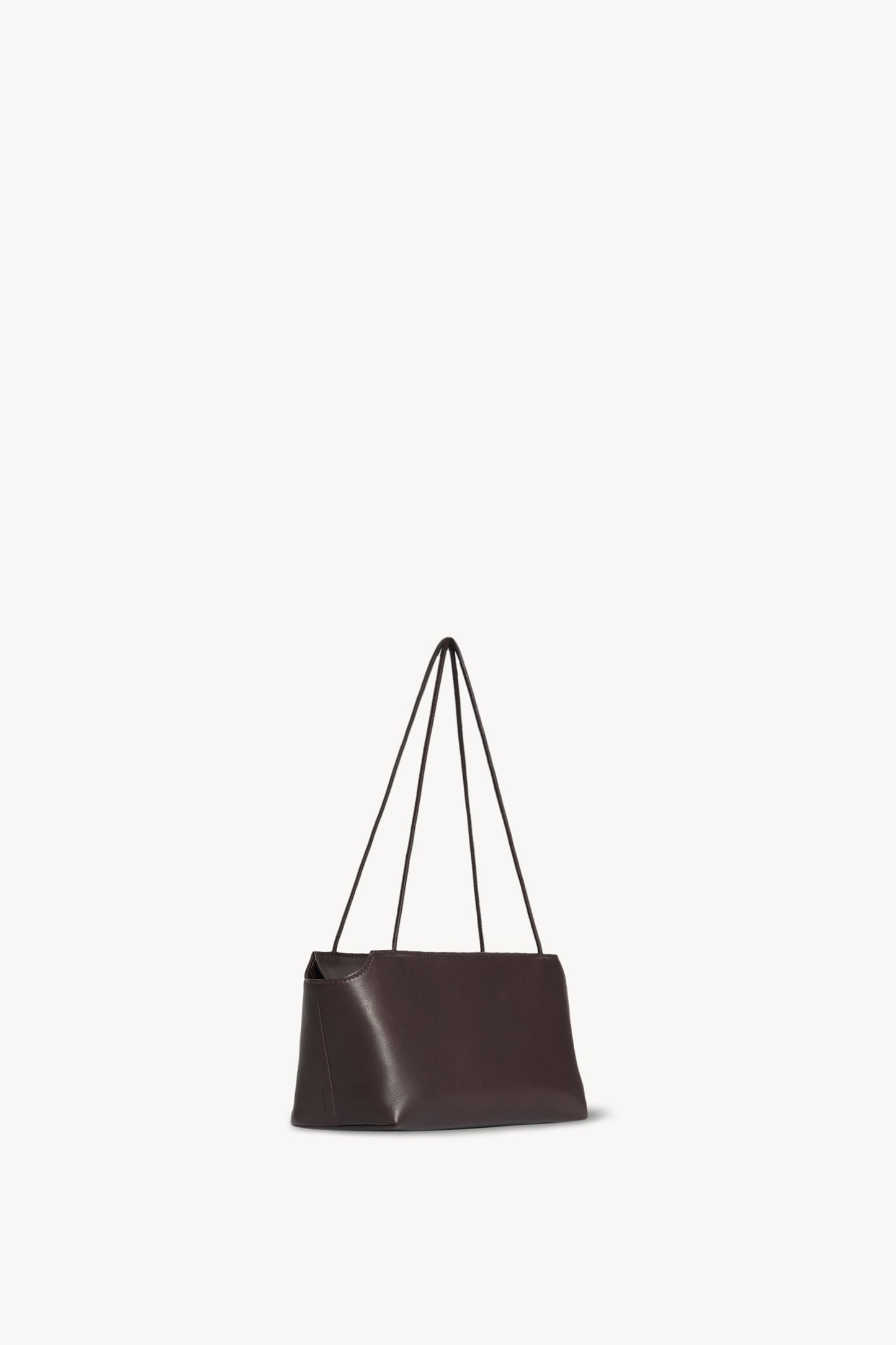 The Row Terrasse Leather To-Go Bag in Brown, back — The Quiet Edition