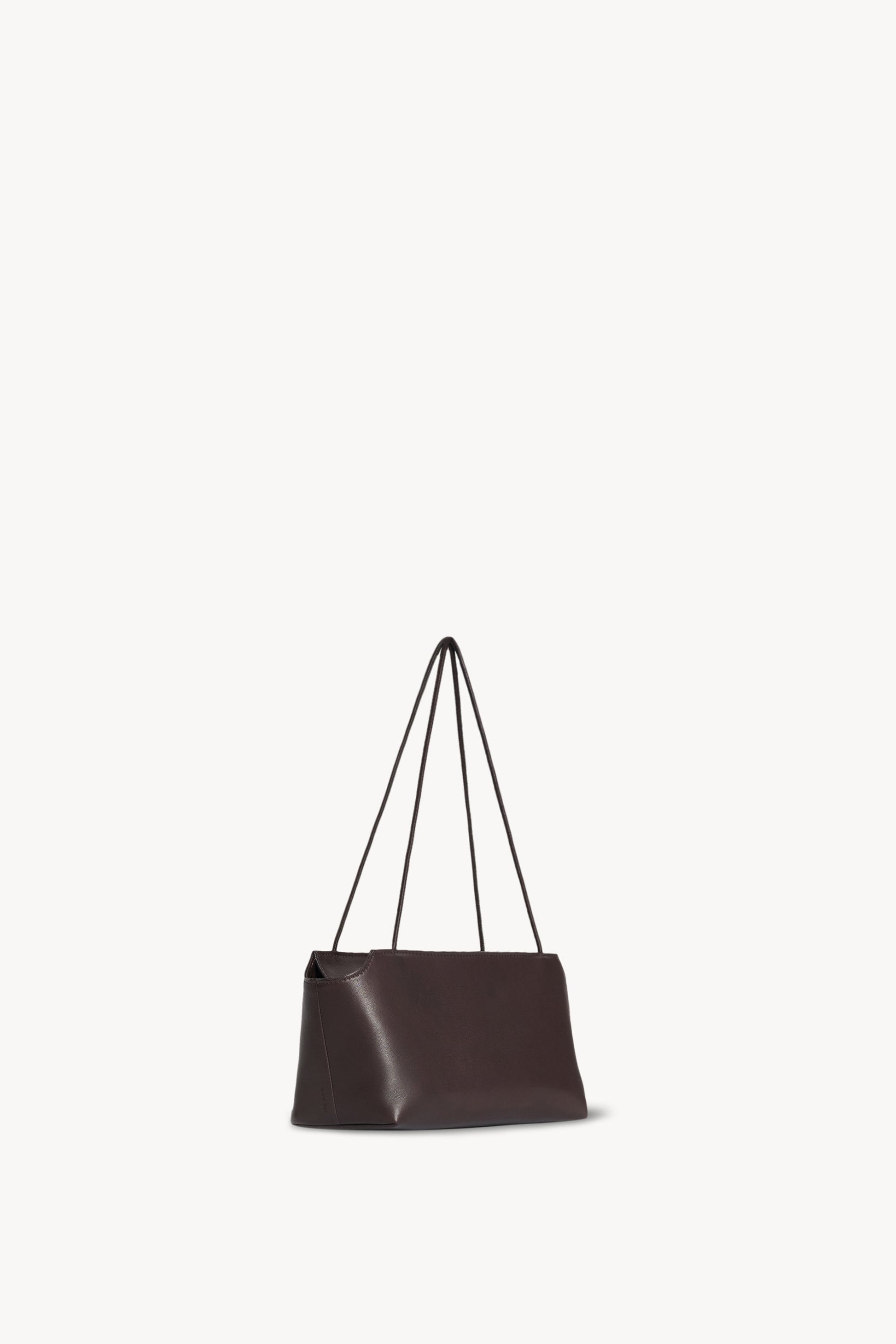 The Row Terrasse Leather To-Go Bag in Brown, back — The Quiet Edition