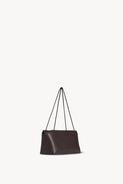 The Row Terrasse Leather To-Go Bag in Brown, back — The Quiet Edition