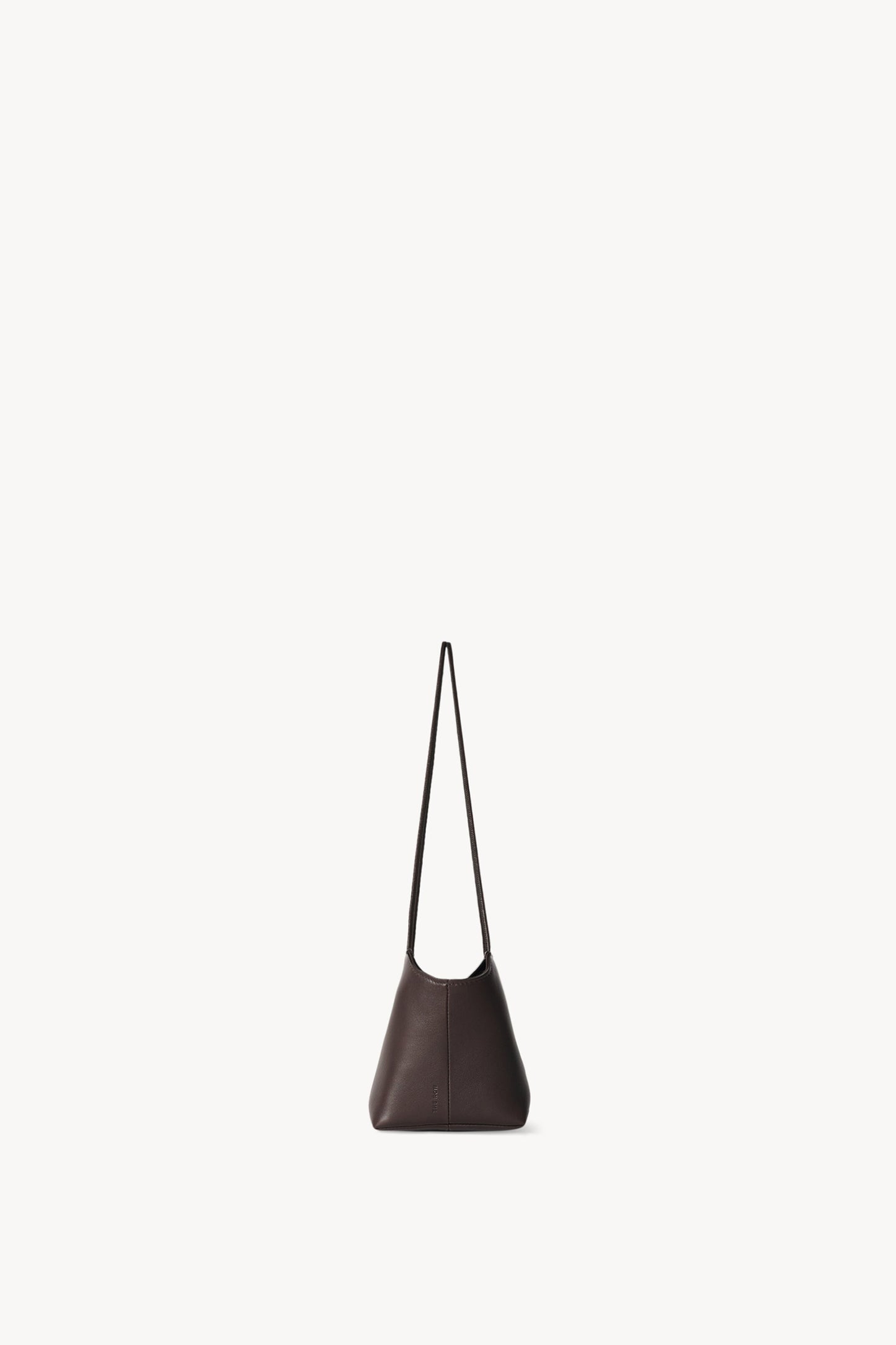 The Row Terrasse Leather To-Go Bag in Brown, detail — The Quiet Edition