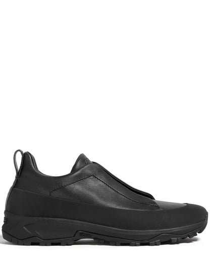 Zegna Triple Stitch Monte Leather Sneakers, side view | The Quiet Edition